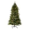 6ft. Pre-Lit Green Fir Artificial Christmas Tree With Warm White LED Lights -Michaels X-Mas Decor D251172S 1