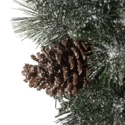 Glitzhome® 24" LED Glittered Pinecone Christmas Wreath -Michaels X-Mas Decor D251177S 6