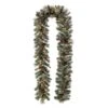 Glitzhome® 9ft. LED Glittered Pinecone Christmas Garland