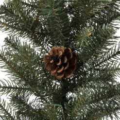 Glitzhome® 9ft. LED Greenery Pinecone Christmas Garland With Timer -Michaels X-Mas Decor D251181S 4