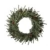 Glitzhome® 24" LED Greenery & Pinecone Christmas Wreath 2 Glitzhome® 24" LED Greenery & Pinecone Christmas Wreath -Michaels X-Mas Decor D251184S 1
