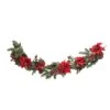 5ft. Poinsettia & Berry Artificial Garland 2 5ft. Poinsettia & Berry Artificial Garland -Michaels X-Mas Decor D251210S 11