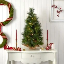 3ft. Pre-Lit Artificial Christmas Tree, Clear Lights -Michaels X-Mas Decor D251261S 14