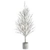 4ft. Unlit Snowed Twig Artificial Christmas Tree In Decorative Planter 2 4ft. Unlit Snowed Twig Artificial Christmas Tree In Decorative Planter -Michaels X-Mas Decor D251283S 1