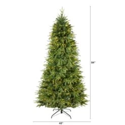 7ft. Pre-Lit Vancouver Fir Natural Look Artificial Christmas Tree With Clear LED Lights 10 7ft. Pre-Lit Vancouver Fir Natural Look Artificial Christmas Tree With Clear LED Lights -Michaels X-Mas Decor D251305S 2