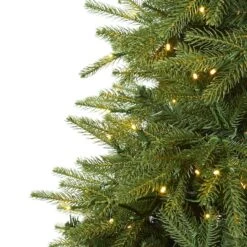 7ft. Pre-Lit Vancouver Fir Natural Look Artificial Christmas Tree With Clear LED Lights 11 7ft. Pre-Lit Vancouver Fir Natural Look Artificial Christmas Tree With Clear LED Lights -Michaels X-Mas Decor D251305S 3