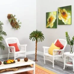 4ft. Pre-Lit Christmas Palm Artificial Tree With Warm White LED Lights 18 4ft. Pre-Lit Christmas Palm Artificial Tree With Warm White LED Lights -Michaels X-Mas Decor D251310S 7