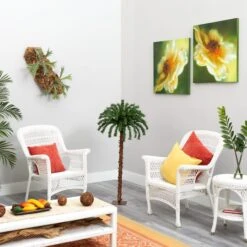 4ft. Pre-Lit Christmas Palm Artificial Tree With Warm White LED Lights 19 4ft. Pre-Lit Christmas Palm Artificial Tree With Warm White LED Lights -Michaels X-Mas Decor D251310S 8