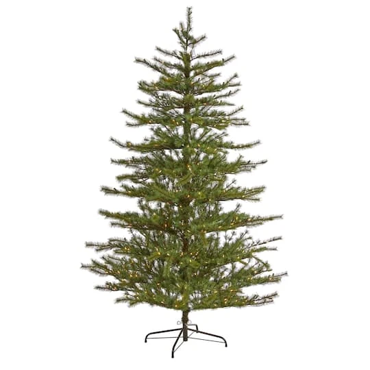7ft. Pre-Lit Vancouver Mountain Pine Artificial Christmas Tree With Clear Lights 3 7ft. Pre-Lit Vancouver Mountain Pine Artificial Christmas Tree With Clear Lights