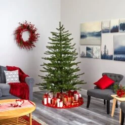 7ft. Pre-Lit Vancouver Mountain Pine Artificial Christmas Tree With Clear Lights 17 7ft. Pre-Lit Vancouver Mountain Pine Artificial Christmas Tree With Clear Lights -Michaels X-Mas Decor D251311S 7