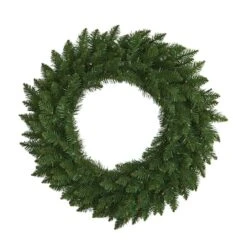 24" LED Green Pine Artificial Christmas Wreath -Michaels X-Mas Decor D251388S 3