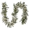 9ft. Pre-Lit LED Snowy Sheffield Spruce Garland 2 9ft. Pre-Lit LED Snowy Sheffield Spruce Garland -Michaels X-Mas Decor D252402S 1
