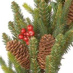 24" LED Dorchester Fir Wreath -Michaels X-Mas Decor D252444S 3