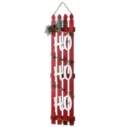 4ft. Red & White Ho Ho Ho Wall Sign