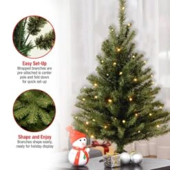 3ft. Pre-Lit Kincaid Spruce Artificial Christmas Tree, Clear Lights -Michaels X-Mas Decor D252527S 15