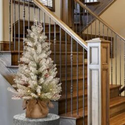 3ft. Pre-Lit Dunhill® Fir Artificial Christmas Tree, Warm White LED Lights -Michaels X-Mas Decor D252580S 2