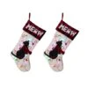Glitzhome® 21" LED Cat Christmas Stockings, 2ct. 1 Glitzhome® 21" LED Cat Christmas Stockings, 2ct. -Michaels X-Mas Decor D252863S 1