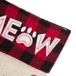 Glitzhome® 21" LED Cat Christmas Stockings, 2ct. -Michaels X-Mas Decor D252863S 4