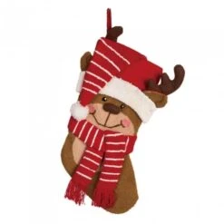 Glitzhome® 19" Reindeer Stockings, 2ct. -Michaels X-Mas Decor D252869S 3