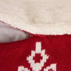 Glitzhome® Knitted Snowflake Red Pillow Covers, 2ct. -Michaels X-Mas Decor D252901S 6