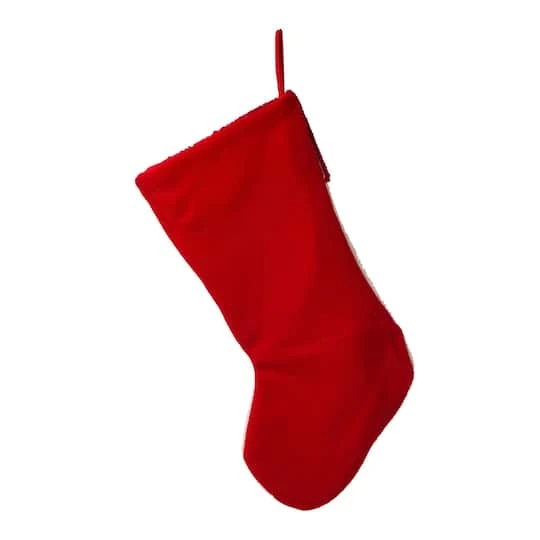 Glitzhome® 21" Cardinal Hooked Stocking 7 Glitzhome® 21" Cardinal Hooked Stocking - Image 5