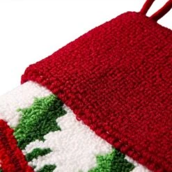 Glitzhome® 21" Cardinal Hooked Stocking 16 Glitzhome® 21" Cardinal Hooked Stocking -Michaels X-Mas Decor D252948S 6