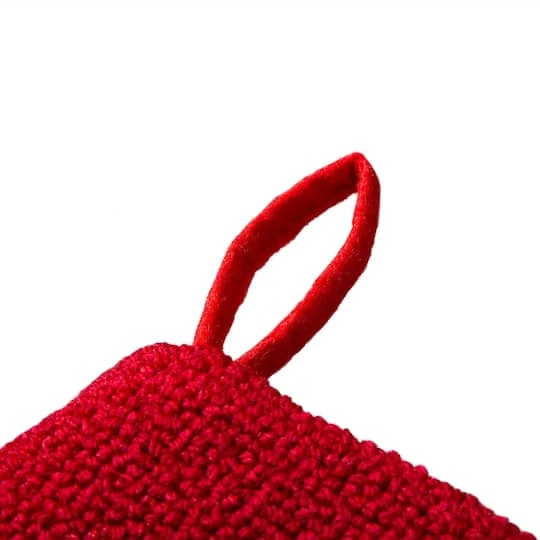 Glitzhome® 21" Cardinal Hooked Stocking 10 Glitzhome® 21" Cardinal Hooked Stocking - Image 8