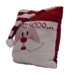 Glitzhome® 14" Hooked 3D Santa Pillow 9 Glitzhome® 14" Hooked 3D Santa Pillow -Michaels X-Mas Decor D252964S 3