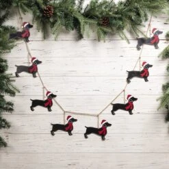 Glitzhome® 6ft. Metal Christmas Dog Garland 13 Glitzhome® 6ft. Metal Christmas Dog Garland -Michaels X-Mas Decor D253602S 2