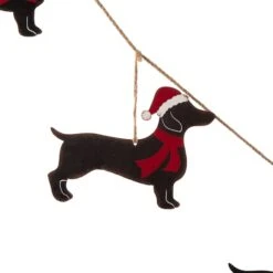 Glitzhome® 6ft. Metal Christmas Dog Garland 16 Glitzhome® 6ft. Metal Christmas Dog Garland -Michaels X-Mas Decor D253602S 5