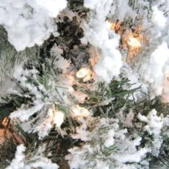 Northlight 3ft., 4ft., & 5ft. Pre-Lit Heavily Flocked Alpine Artificial Christmas Tree Set, Clear Lights -Michaels X-Mas Decor D253650S 2