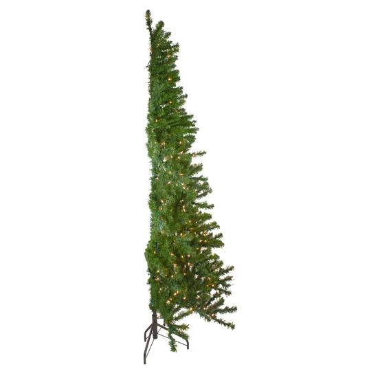 Northlight 7.5ft. Pre-Lit Medium Canadian Pine Artificial Christmas Wall Tree, Clear Lights 10 Northlight 7.5ft. Pre-Lit Medium Canadian Pine Artificial Christmas Wall Tree, Clear Lights - Image 8