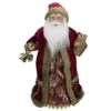 Northlight 18" Burgundy Santa Claus Christmas Tree Topper -Michaels X-Mas Decor D253704S 1