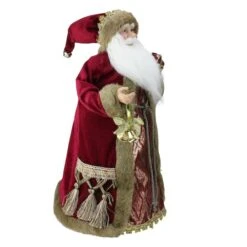 Northlight 18" Burgundy Santa Claus Christmas Tree Topper 7 Northlight 18" Burgundy Santa Claus Christmas Tree Topper -Michaels X-Mas Decor D253704S 2