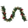 Northlight 6ft. Red & Gold Pre-Decorated Ornaments & Pinecones Garland -Michaels X-Mas Decor D253729S 1
