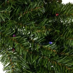 Northlight 30" LED Canadian Pine Artificial Christmas Wreath -Michaels X-Mas Decor D253734S 14