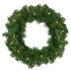 Northlight 16" Pre-Lit Deluxe Windsor Pine Artificial Christmas Wreath 13 Northlight 16" Pre-Lit Deluxe Windsor Pine Artificial Christmas Wreath -Michaels X-Mas Decor D253750S 11