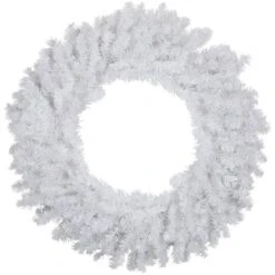 Northlight 24" White Canadian Pine Artificial Christmas Wreath -Michaels X-Mas Decor D253751S 11