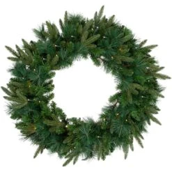 Northlight 2.5ft. Pre-Lit Mixed Rosemary Emerald Angel Pine Artificial Christmas Wreath -Michaels X-Mas Decor D253762S 11