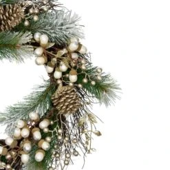Northlight 22" Acorn, Pinecone & Flocked Pine Needle Wreath 14 Northlight 22" Acorn, Pinecone & Flocked Pine Needle Wreath -Michaels X-Mas Decor D253766S 13