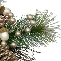 Northlight 22" Acorn, Pinecone & Flocked Pine Needle Wreath 15 Northlight 22" Acorn, Pinecone & Flocked Pine Needle Wreath -Michaels X-Mas Decor D253766S 14