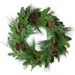 Northlight 32" Cedar & Pinecone Wreath