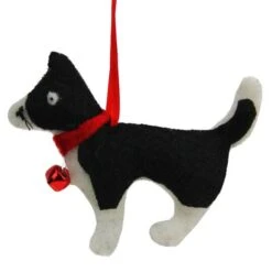 Northlight 4.5" Black & White Cat With Bell Ornament 12 Northlight 4.5" Black & White Cat With Bell Ornament -Michaels X-Mas Decor D253782S 3