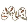 Northlight 16ct. Champagne Gold Beaded Garland & Ornament Set