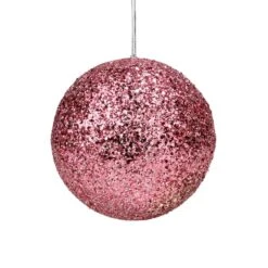 Northlight 6" Glittery Pink Sequin Ball Ornament -Michaels X-Mas Decor D253798S 11