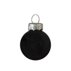 Northlight 9ct. 2.5" Shiny & Matte Black Glass Ball Ornaments 14 Northlight 9ct. 2.5" Shiny & Matte Black Glass Ball Ornaments -Michaels X-Mas Decor D253829S 13