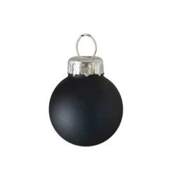 Northlight 9ct. 2.5" Shiny & Matte Black Glass Ball Ornaments 11 Northlight 9ct. 2.5" Shiny & Matte Black Glass Ball Ornaments -Michaels X-Mas Decor D253829S 2