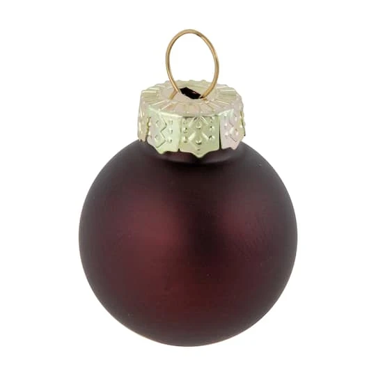 Northlight 24ct. 1" Shiny & Matte Red Glass Ball Ornaments 11 Northlight 24ct. 1" Shiny & Matte Red Glass Ball Ornaments - Image 9