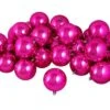 Northlight 12ct. 4" Pink Shiny Shatterproof Christmas Ball Ornaments -Michaels X-Mas Decor D253869S 1