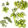 Northlight 125ct. Green Shatterproof 3-Finish Tropical Christmas Ornaments 1 Northlight 125ct. Green Shatterproof 3-Finish Tropical Christmas Ornaments -Michaels X-Mas Decor D253887S 1